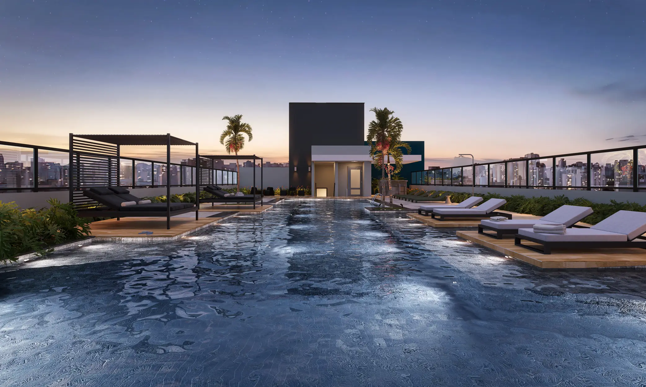 VICI Faria Lima · empreendimento residencial com piscina em Pinheiros, eixo Faria Lima
