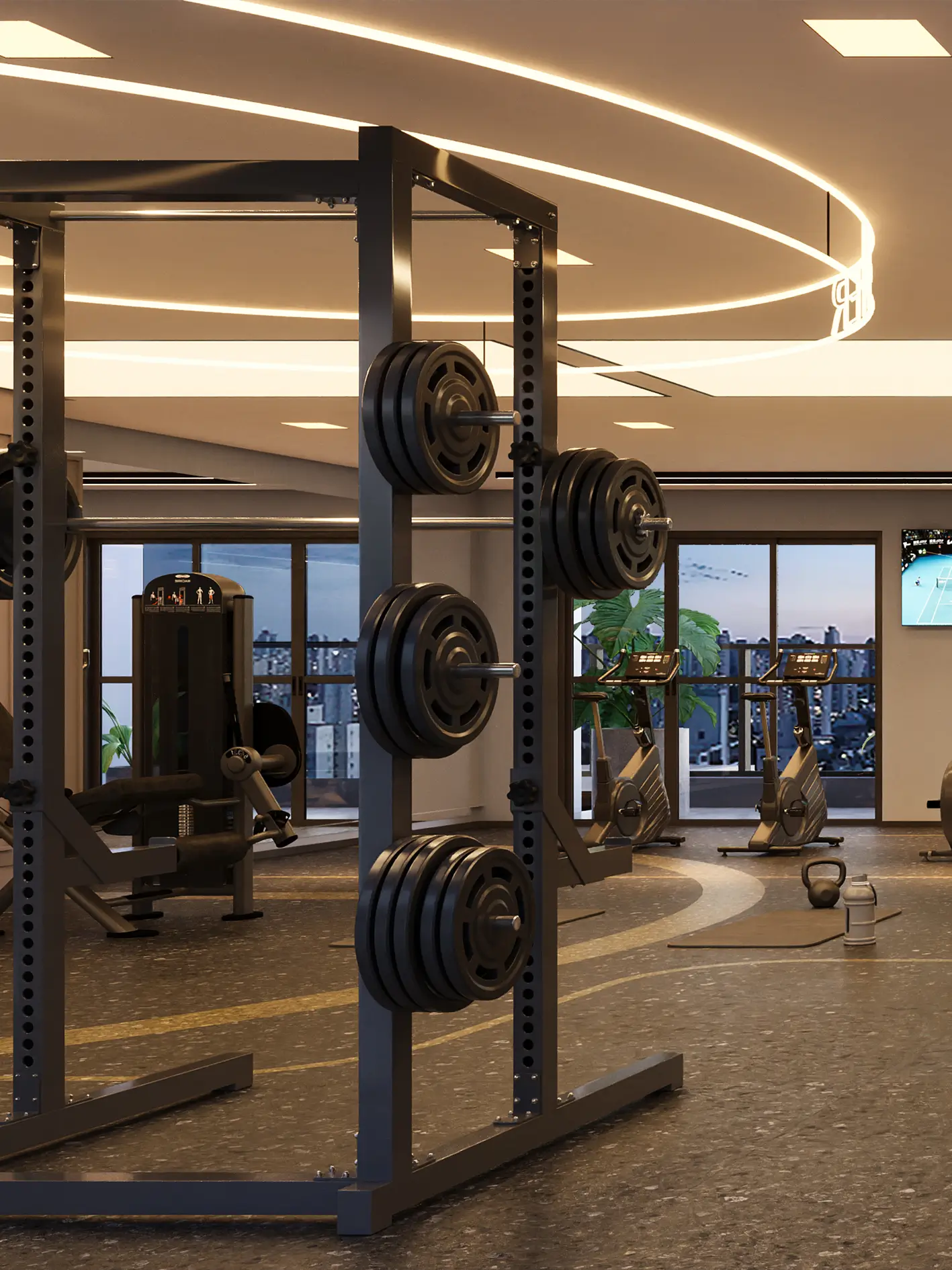Academia fitness do VICI Faria Lima